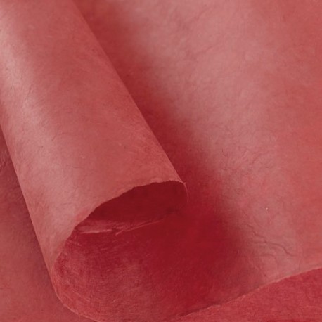 Papier népalais épais rose Terracotta